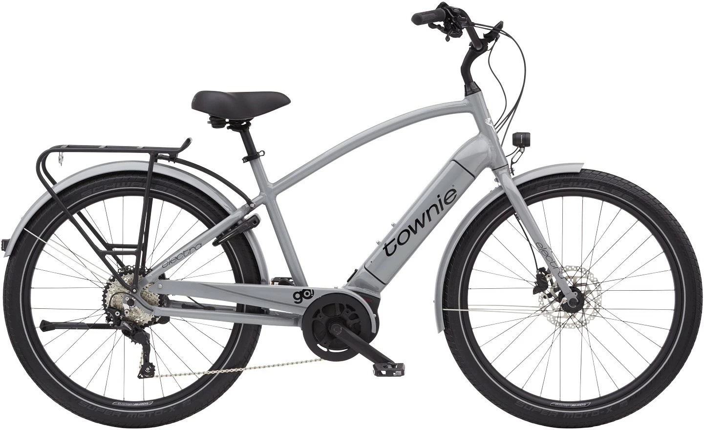 VTC électrique ELECTRA Townie Path Go! Homme Gris 3 VTC électrique ELECTRA Townie Path Go! Homme Gris