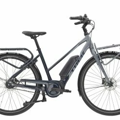 VTC électrique TREK District+ 2 Stagger Nautical Navy Slatelight 400Wh