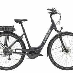 VTC électrique TREK Verve+ 1 Lowstep Matte Onyx Carbon 400Wh