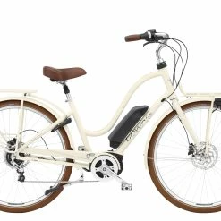 VTC électrique ELECTRA Townie Commute Go! 5i EQ Step-Thru Cream