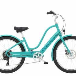 VTC électrique ELECTRA Townie Go! 7D EQ Step-Thru Tahiti Blue