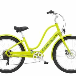 VTC électrique ELECTRA Townie Go! 7D EQ Step-Thru Citron