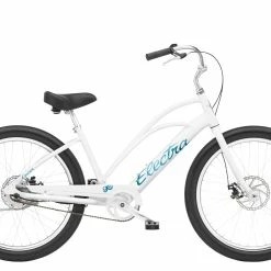 VTC électrique ELECTRA Cruiser Go! Step-Thru White