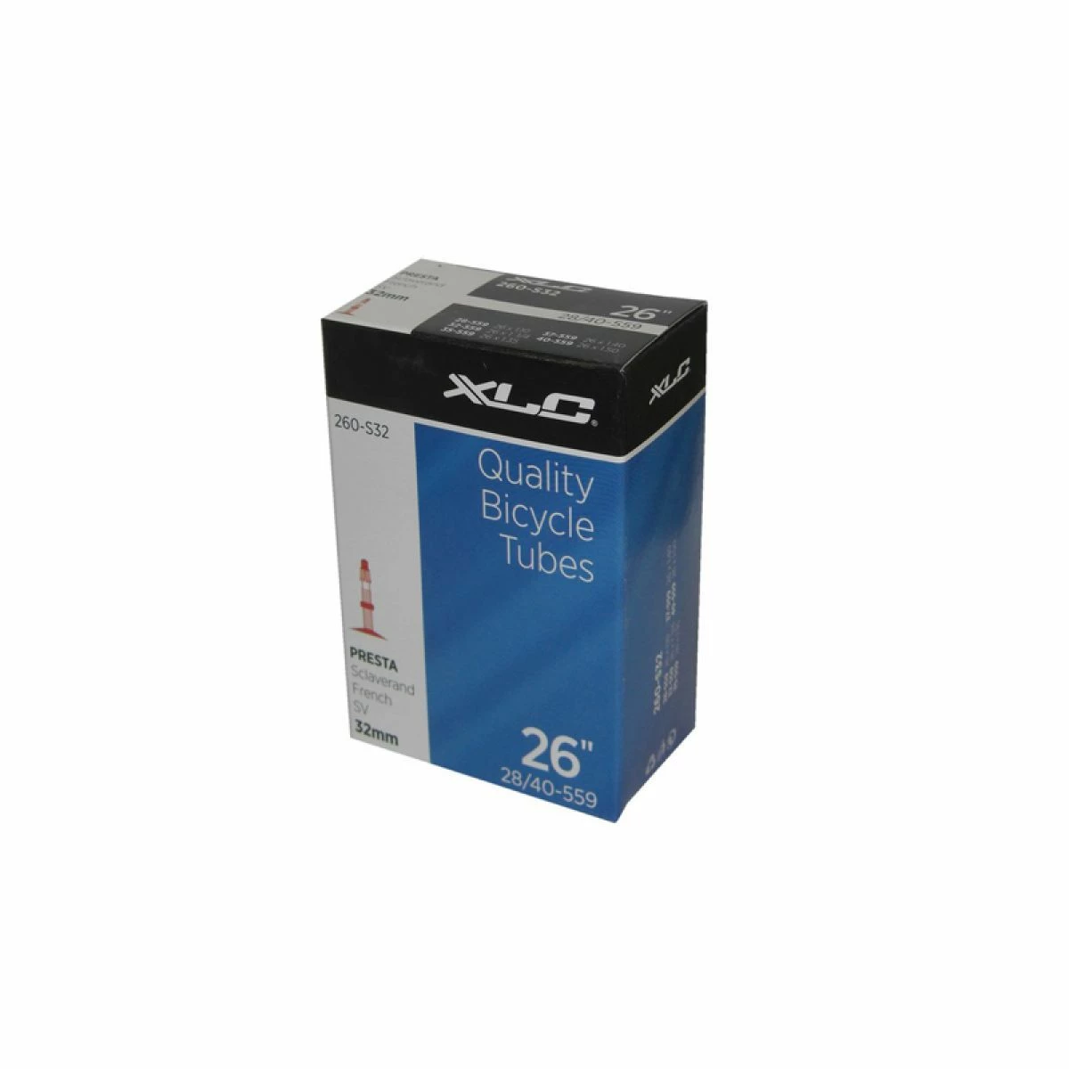 XLC Chambre à Air 26x1.5/2.5 Presta 3 XLC Chambre à Air 26x1.5/2.5 Presta