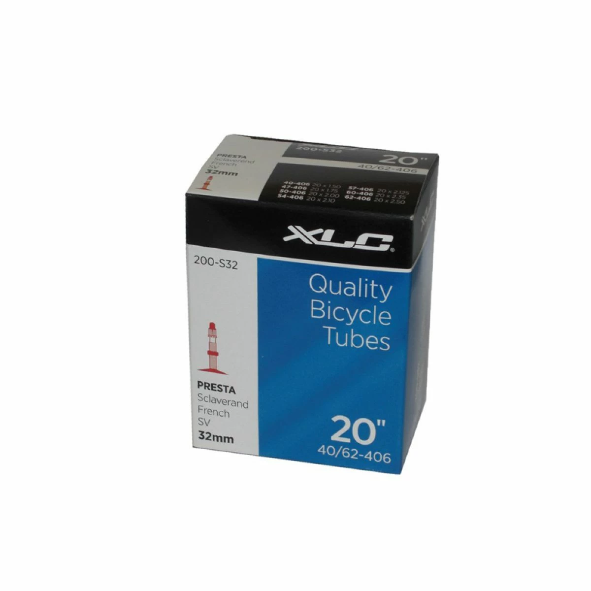 XLC Chambre à Air 20x1.5/2.5 Valve Presta 3 XLC Chambre à Air 20x1.5/2.5 Valve Presta