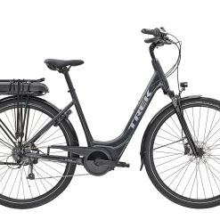 VTC électrique TREK Verve+ 1 Lowstep Solid Charcoal 500Wh