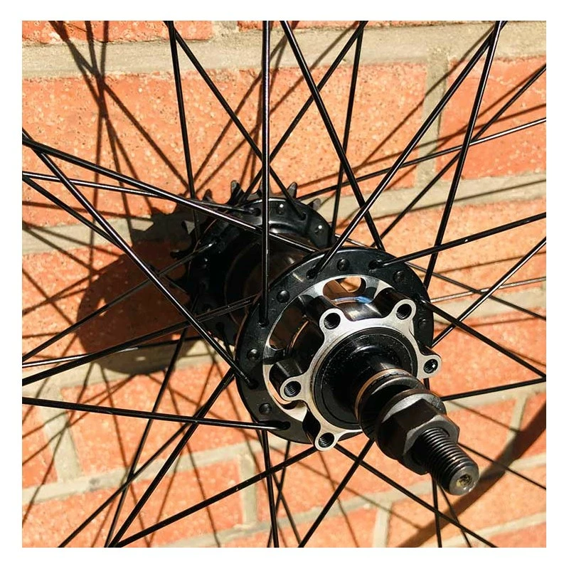 Roue Arrière Custom Bikelife X Collective 29 Pouces à Disk Noire - Wheeling Bike 8 Roue Arrière Custom Bikelife X Collective 29 Pouces à Disk Noire - Wheeling Bike – Image 6