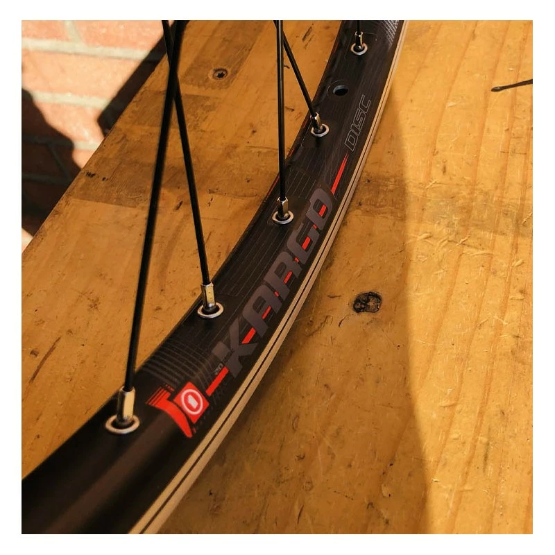 Roue Arrière Custom Bikelife X Collective 29 Pouces à Disk Noire - Wheeling Bike 11 Roue Arrière Custom Bikelife X Collective 29 Pouces à Disk Noire - Wheeling Bike – Image 9