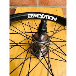 Roue Custom KHE X Demolition 20' Freecoaster Noire -Vélos complets Remise roue custom khe x demolition 20 freecoaster noire 4